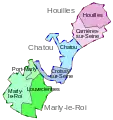 Cantons et communes de la 4e circonscription en 2012