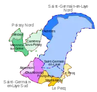 Cantons et communes de la 6e circonscription en 2012