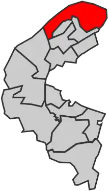 La première circonscription en 1986.