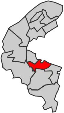 La dixième circonscription en 1986.