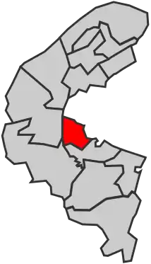 La neuvième circonscription en 1986.