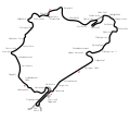 Nürburgring Nordschleife, utilisé jusqu'en 1980