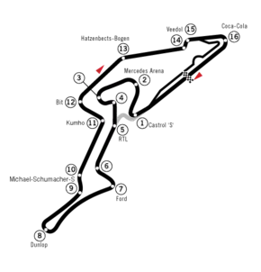 Tracé de la course