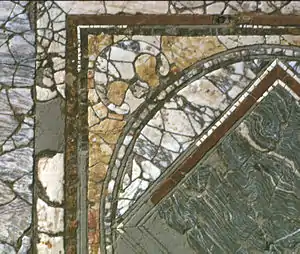 Opus sectile de l'insula de Jason, à Cyrène.