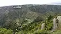 Cirque de Navacelles vu depuis le causse de Blandas.