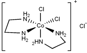 cis-[CoCl2(en)2]Cl.