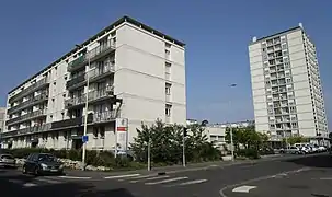 Vue de la cité Maryse-Bastié, livrée en 1961.