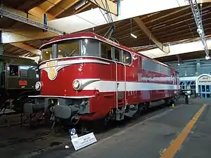 BB 9291 en livrée capitole à la Cité du train.