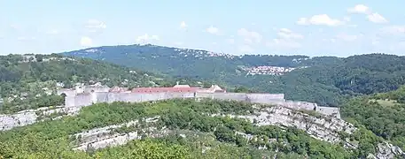 Panorama sur la citadelle de Besançon