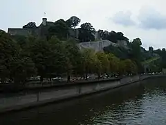 La citadelle vue depuis la rue du Pont.