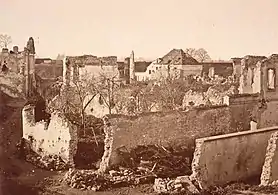 La porte de secours en 1870