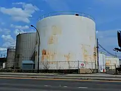 Citernes de Mélasse du terminal Lallemand.