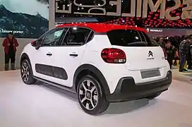 Citroën C3 III au Mondial de l'automobile de Paris 2016 (arrière).