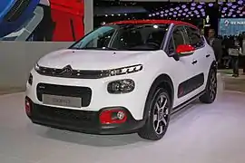 Citroën C3 III au Mondial de l'automobile de Paris 2016 (face).