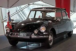 Citroën DS, la voiture présidentielle de Charles de Gaulle (1963).