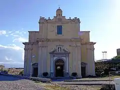 Ancienne cathédrale Santo Stefano Protomartire, façade (Milazzo).