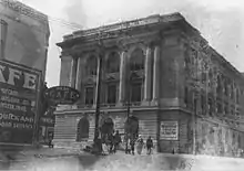 Centre de Shreverport en 1916, la mairie et le café Milan