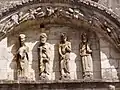 Les 4 évangélistes (détail de la façade)