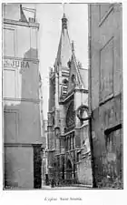 L'église en 1897, photographie de Clément Maurice.