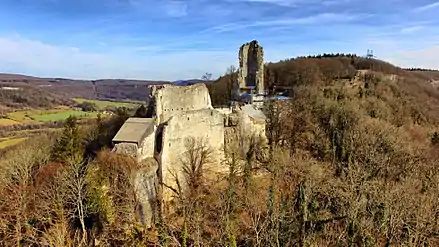 Vue générale du castel Saint Denis.