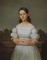 Portrait de Clara Mazureau (1838).