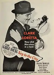 Description de l'image Clark_Gable_and_Loretta_Young_in_'Key_to_the_City',_1950.jpg.