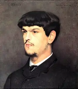 Claude Debussy (1884), Paris, musée d'Orsay.