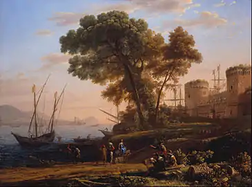 Claude Lorrain,Un artiste étudiant la nature (1639)