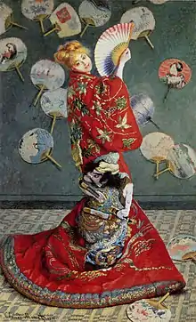 Madame Monet en costume japonais de Claude Monet (1875)