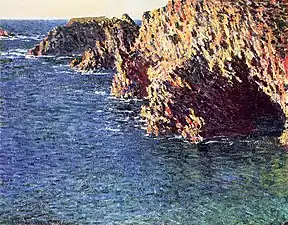Claude Monet : Grotte de Port-Domois (1886),