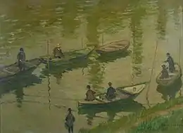 Les Pêcheurs de Poissy, de Claude Monet (1882).