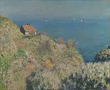 La Maison du douanier de Varengeville, Claude Monet, 1882.