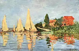 Claude Monet, Régates à Argenteuil , 1872