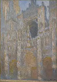 Claude Monet, La Cathédrale de Rouen, façade ensoleillée, 1892-1894, huile sur toile, 106,7 x 73,7 cm