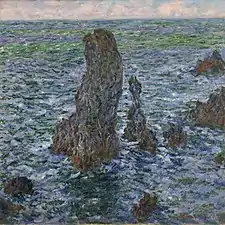 Claude Monet : Les Aiguilles de Port-Coton (1886), Cologne, collection du Dr. Rau.