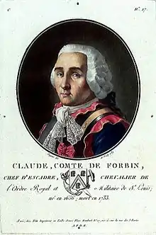 Claude de Forbin (1656-1733), 1789, estampe.