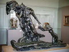 L'Âge mûr, 1899, musée Rodin, comprenant l'Implorante à droite.