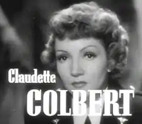 Description de l'image Claudette Colbert in So Proudly We Hail trailer.jpg.