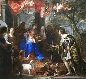 St Louis adorant la Vierge (vers 1685)Musée du Prado