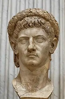 Buste de Claude, empereur romain né à Lyon.