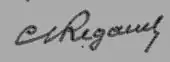 signature de Claudius Regaud