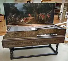 Combiné clavecin-virginal de 1619, Musikinstrumenten Museum, Berlin