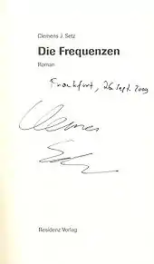 signature de Clemens J. Setz