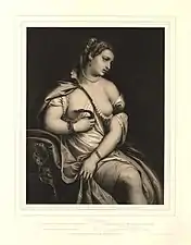 Cleopatra, lithographie d'après Véronèse (n. d.),British Museum