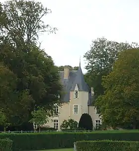 La partie XVe du château d'Oyré.
