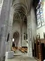 Chapelle Saint-Nicolas, vue vers l'ouest.