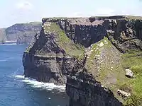 Les célèbres falaises de Moher.