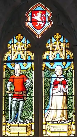 Marguerite de Rohan (1335-1406) et son mari le connétable de Clisson.