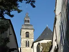 Le clocher de l'église.