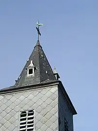 Le clocher de l'église